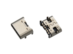 TYPE C 6PIN母座短体